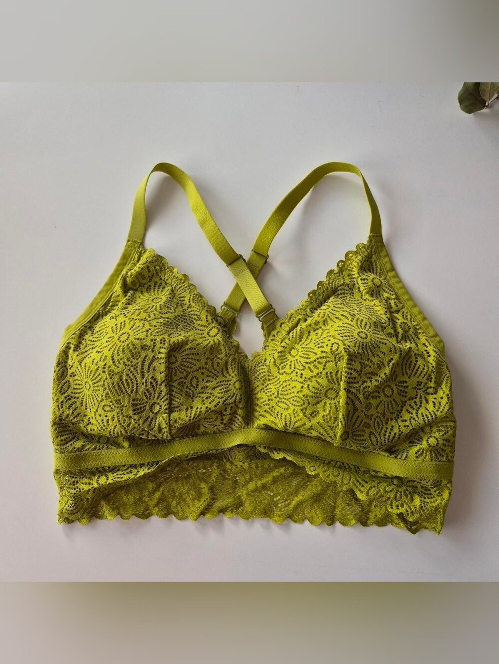Auden Lace Bralette – Lime Green